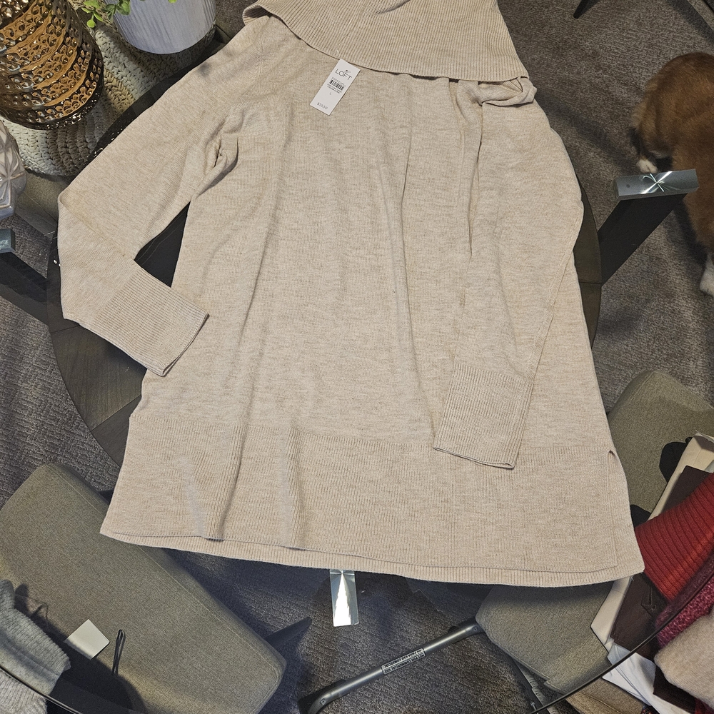 LOFT Light Beige Sweater